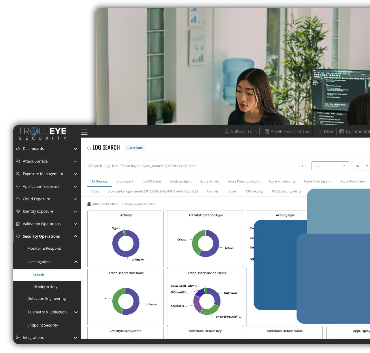 Endpoint and security operations capabilities inside the TrollEye platform