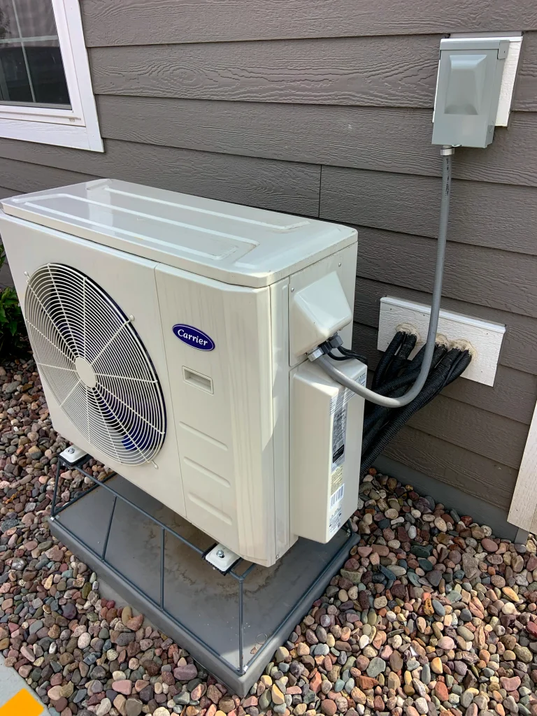Heat Pump Install in London Ontario - Picture of a heat pump