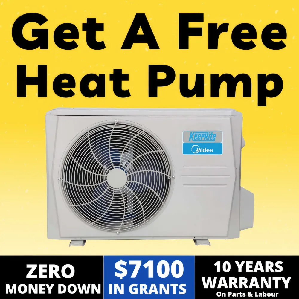 Get A Free Heat Pump Offer Graphic