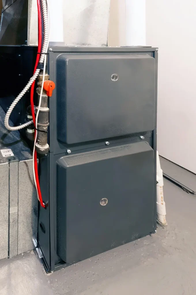 Picture of a newly installed furnace