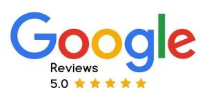 5 Star google reviews-
