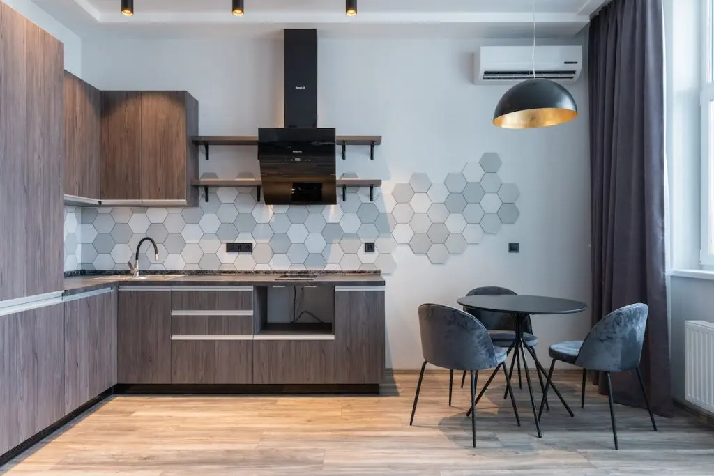 kitchen with air conditioner