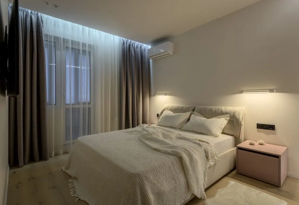 bedroom with Mini-Split type hvac