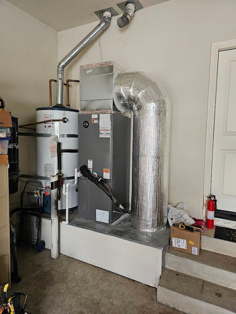 Water heater and furnace installed by TSD Construction in Sacramento
