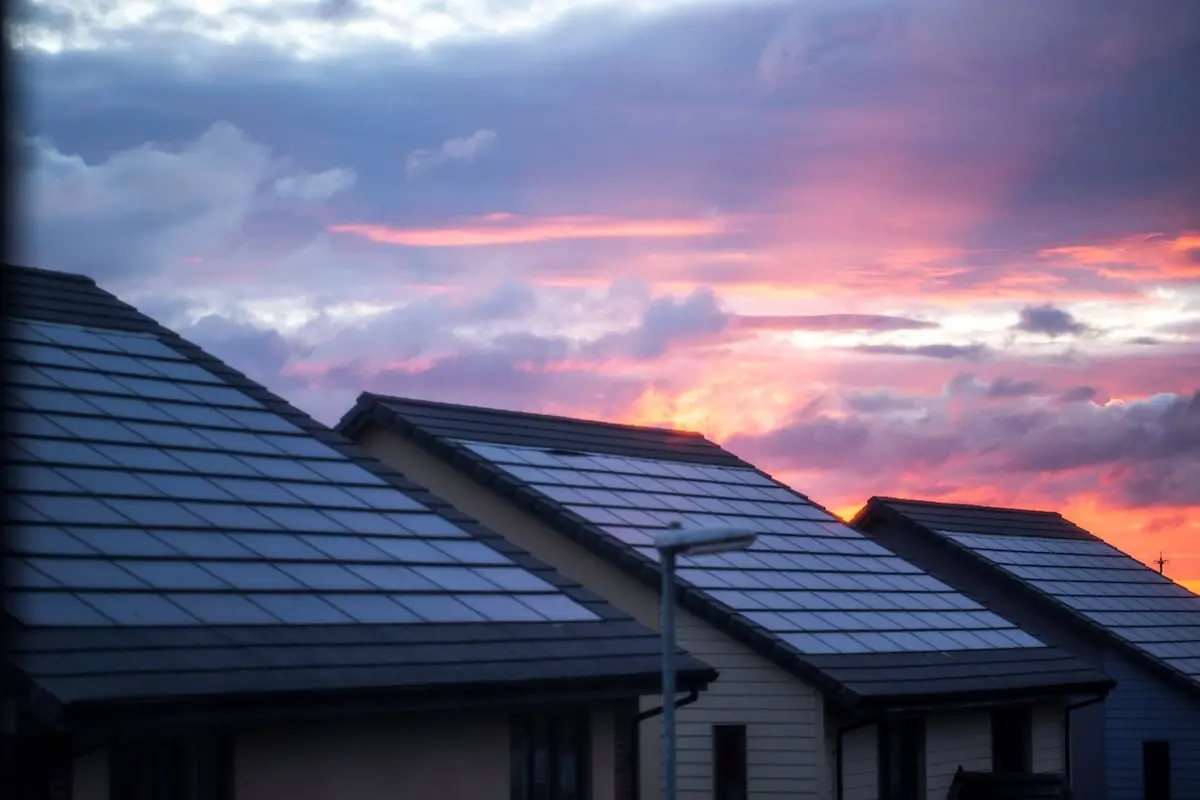 solar roof residential houses tesla