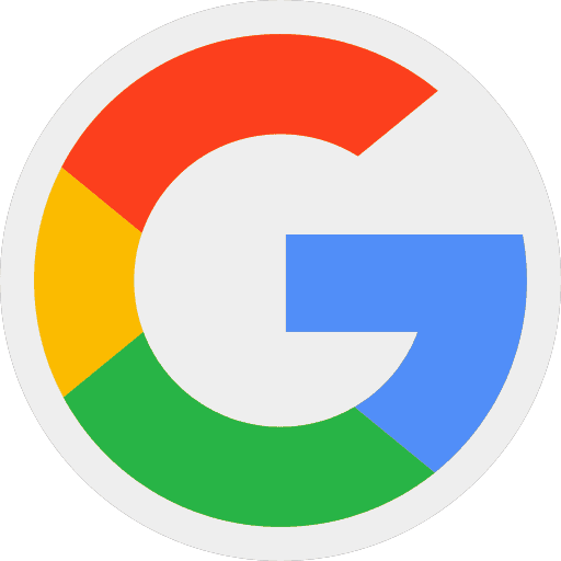 Google icon - red yellow blue green