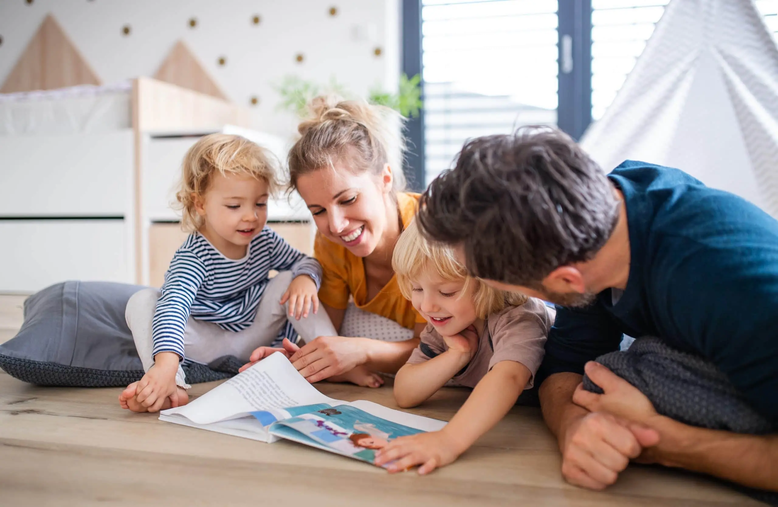 Montana Family relax at home after roofing services are completed by Montana Roofing Solutions