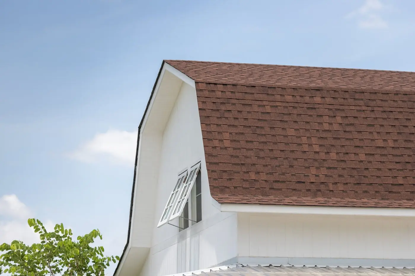 brown GAF Timberline shingles on a Montana residential roof