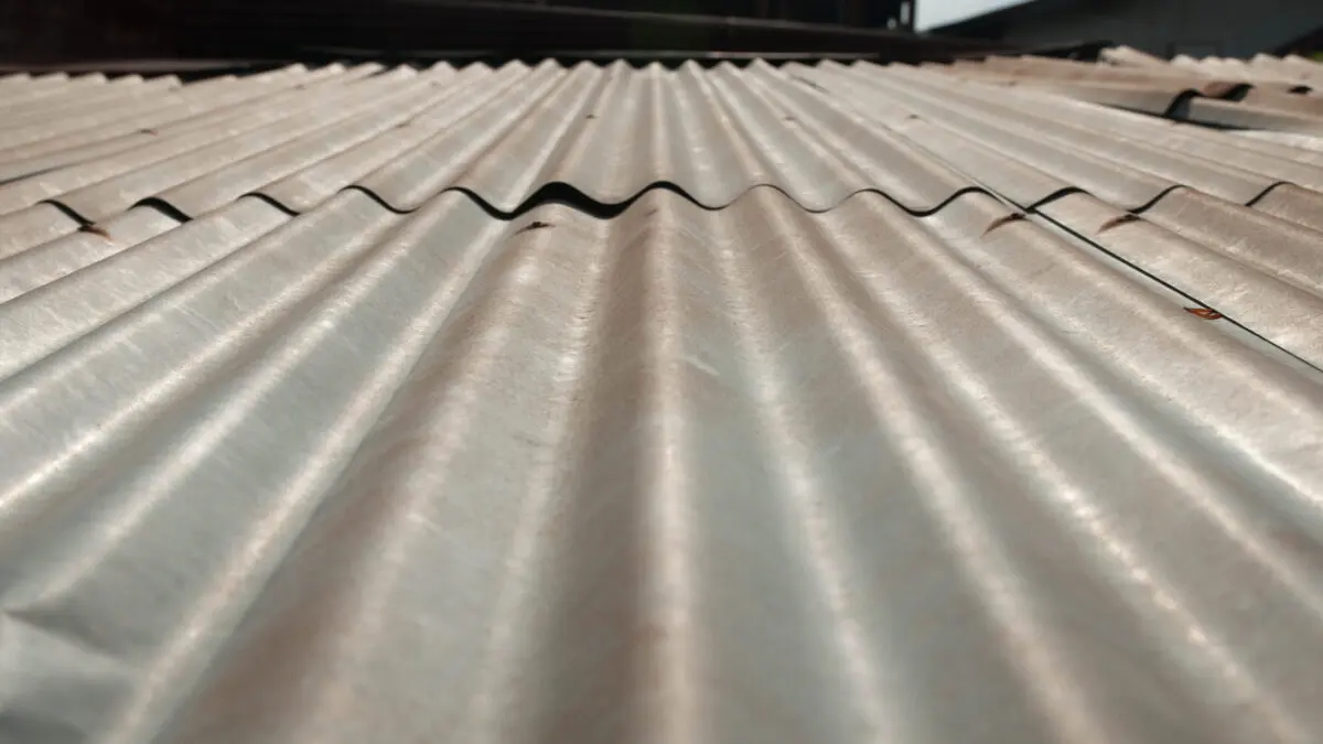 metallic sheet corrugated roof