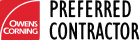 Owens Corning preferred contractor logo