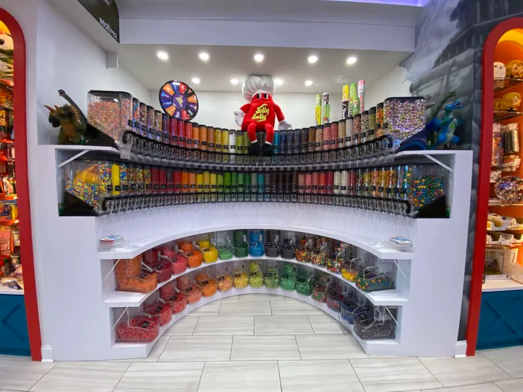 Jelly Belly section of Sweet Noshings