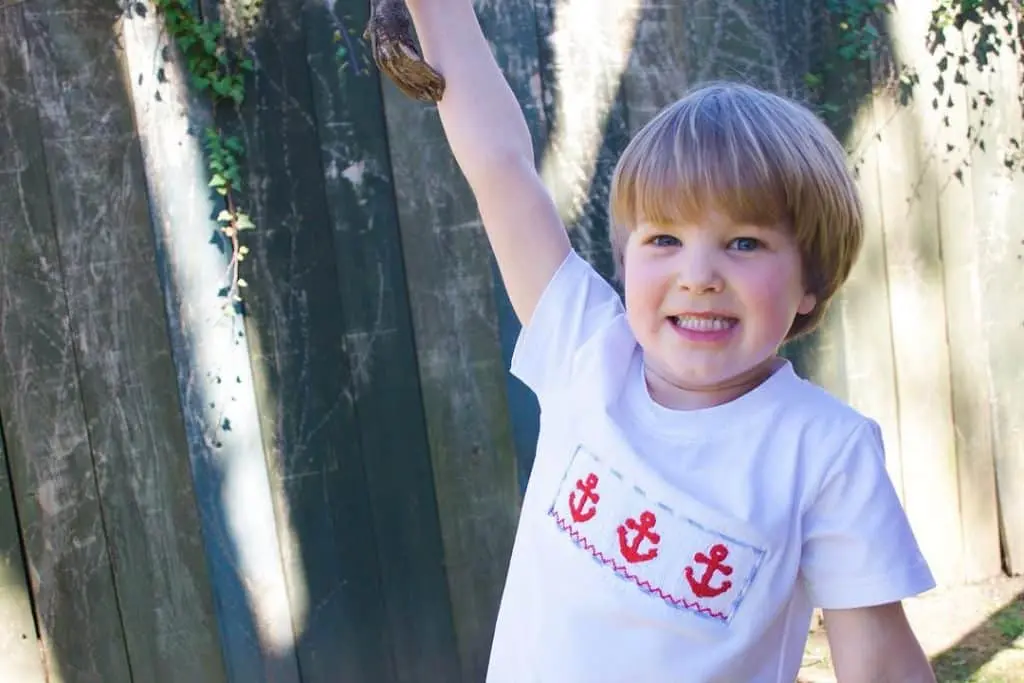my son, age 5