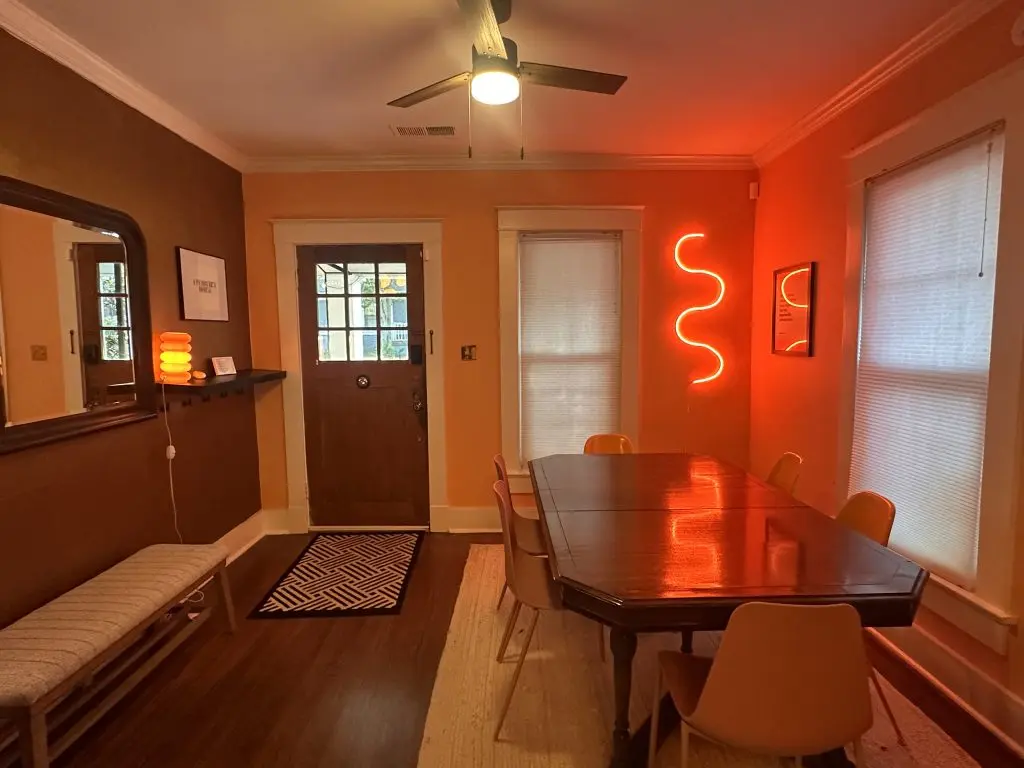 Frequency House dining area