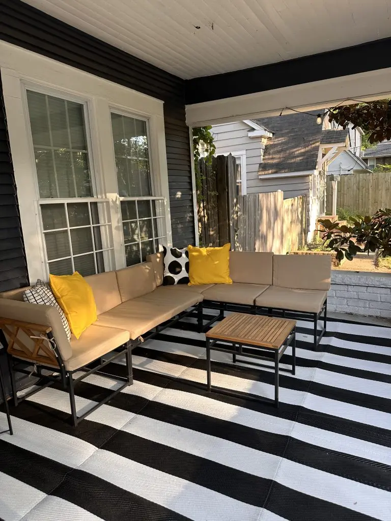 Frequency house front porch