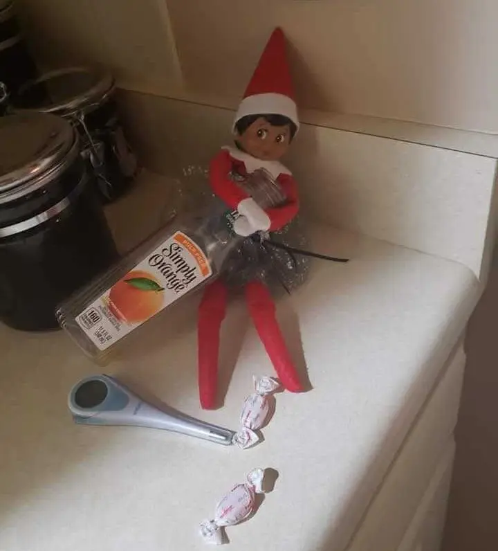 sick elf needs a rest