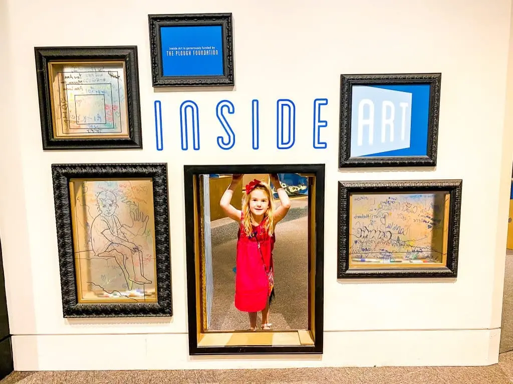 interactive kid area indoors in the Brooks Museum