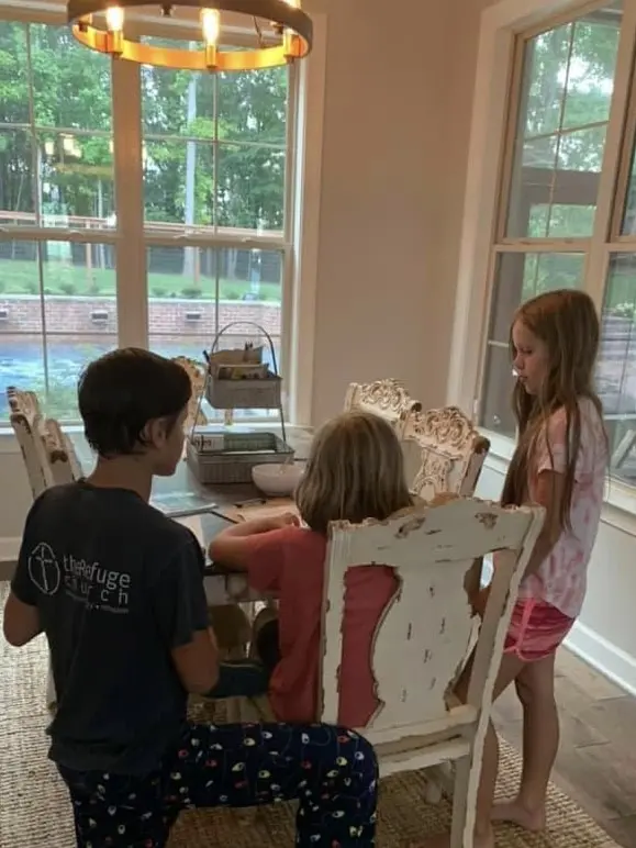 get your older kids to help homeschool