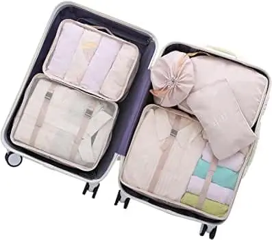 packing cubes for summer travel
