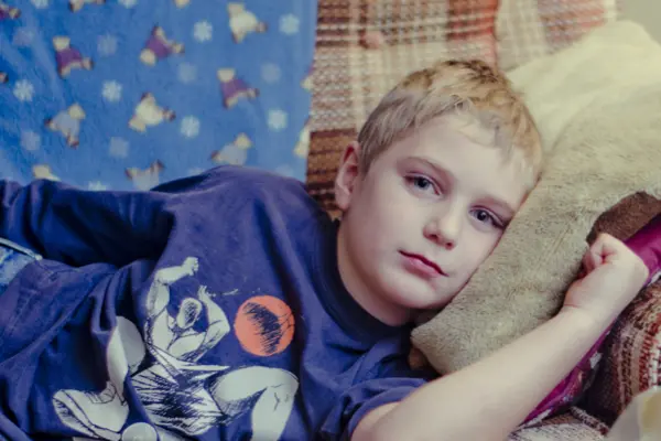 older boy with fever