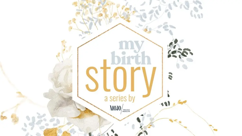 My birth story graphic