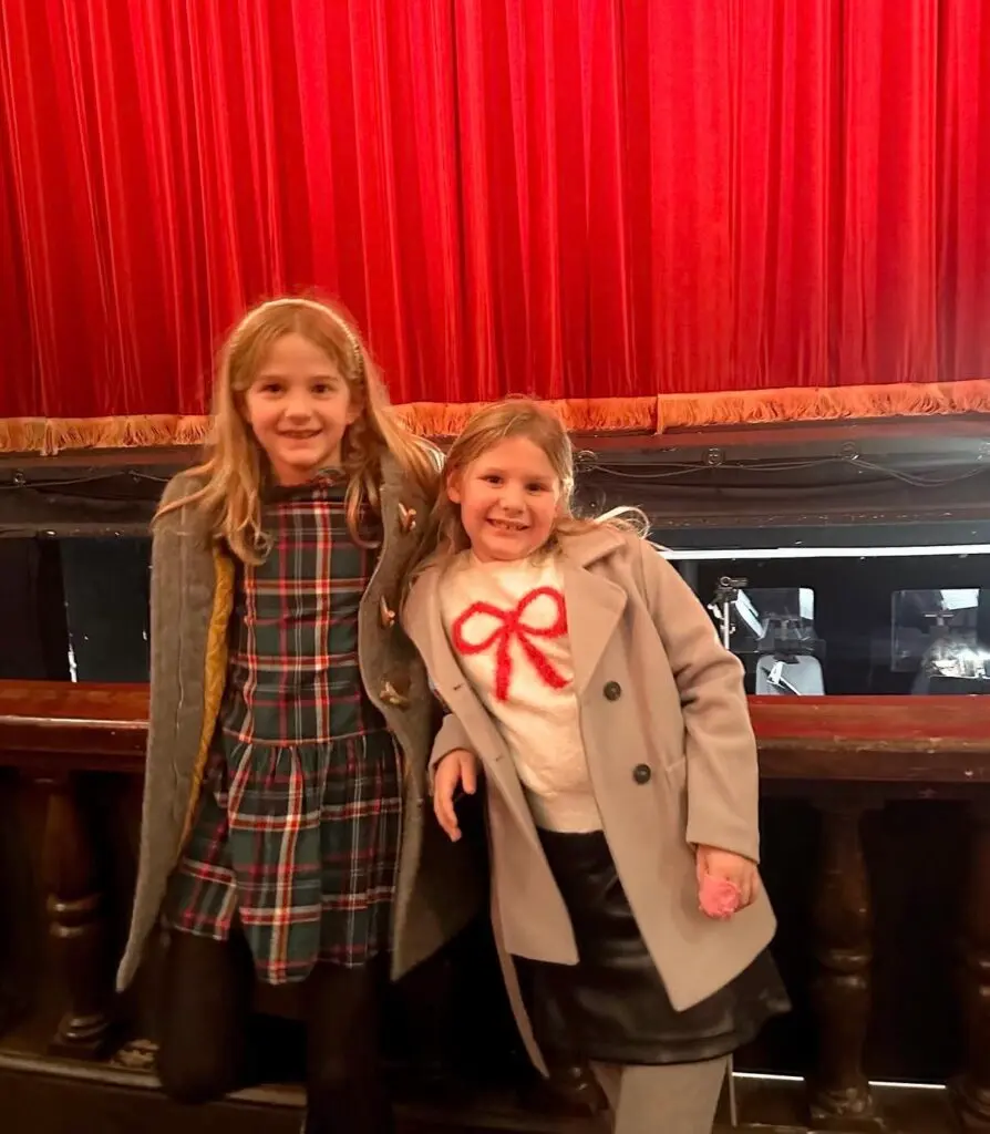 in front of the Nutcracker stage