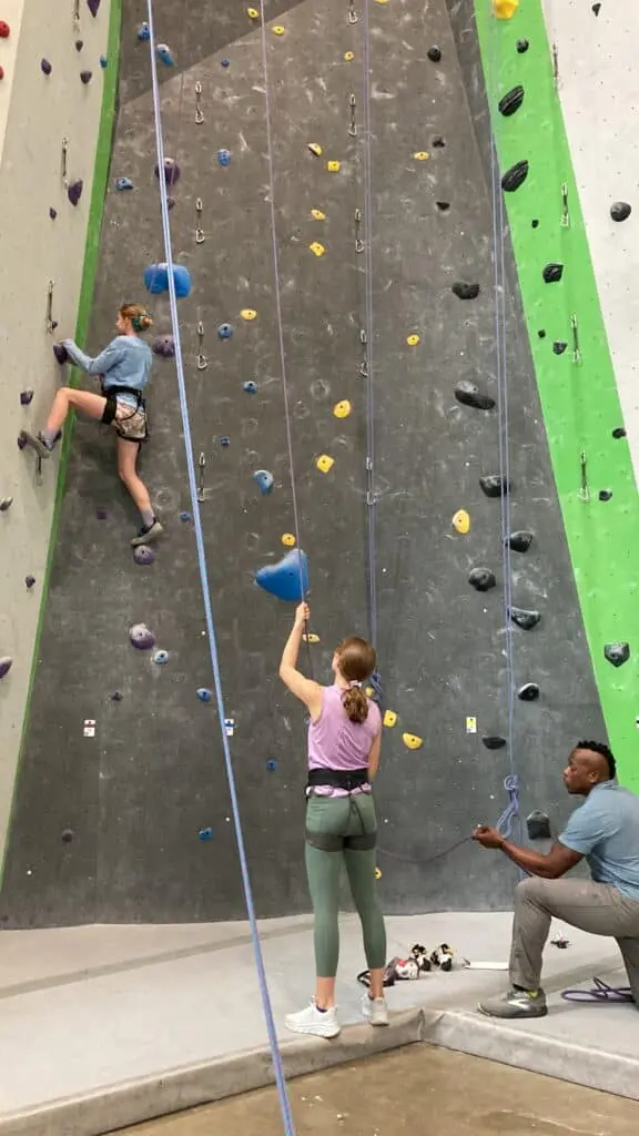 climbing at High Point