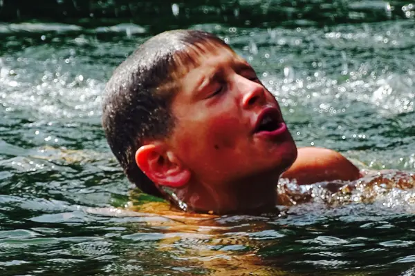 child drowning
