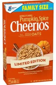 pumpkin spice cheerios