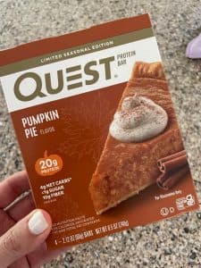 pumpkin protein bar