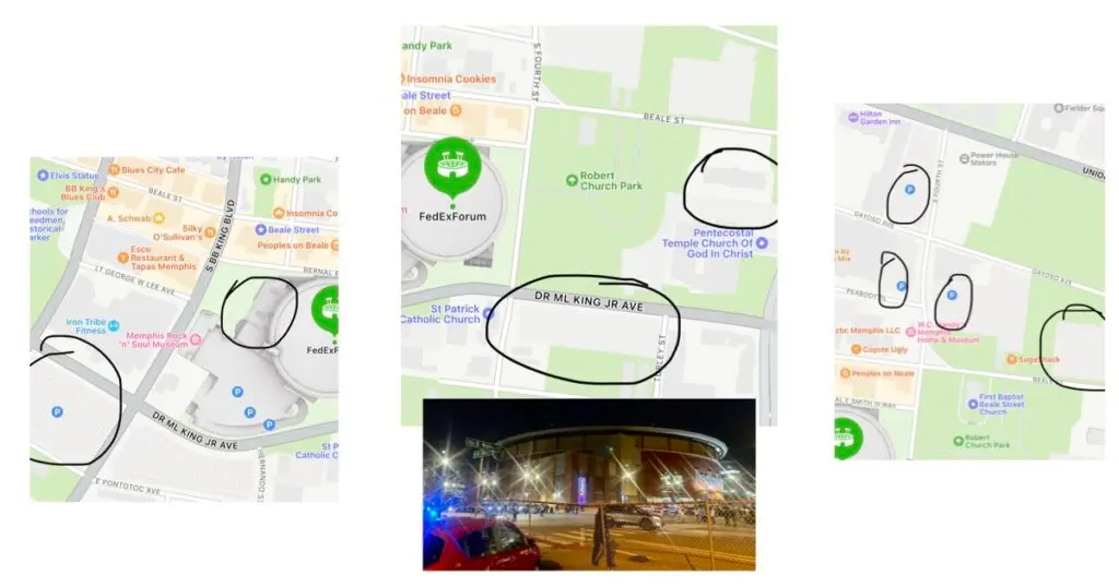 parking options for Grizz games