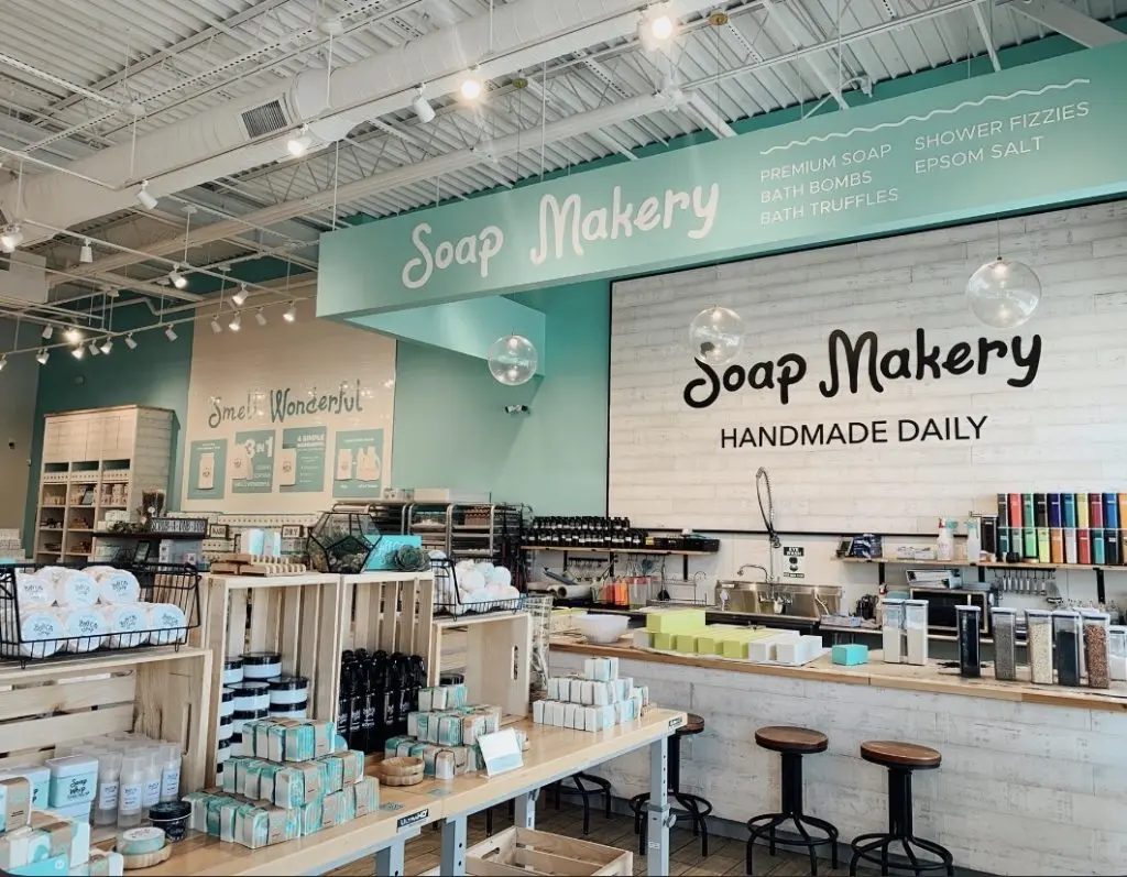 inside a Buff City Soap