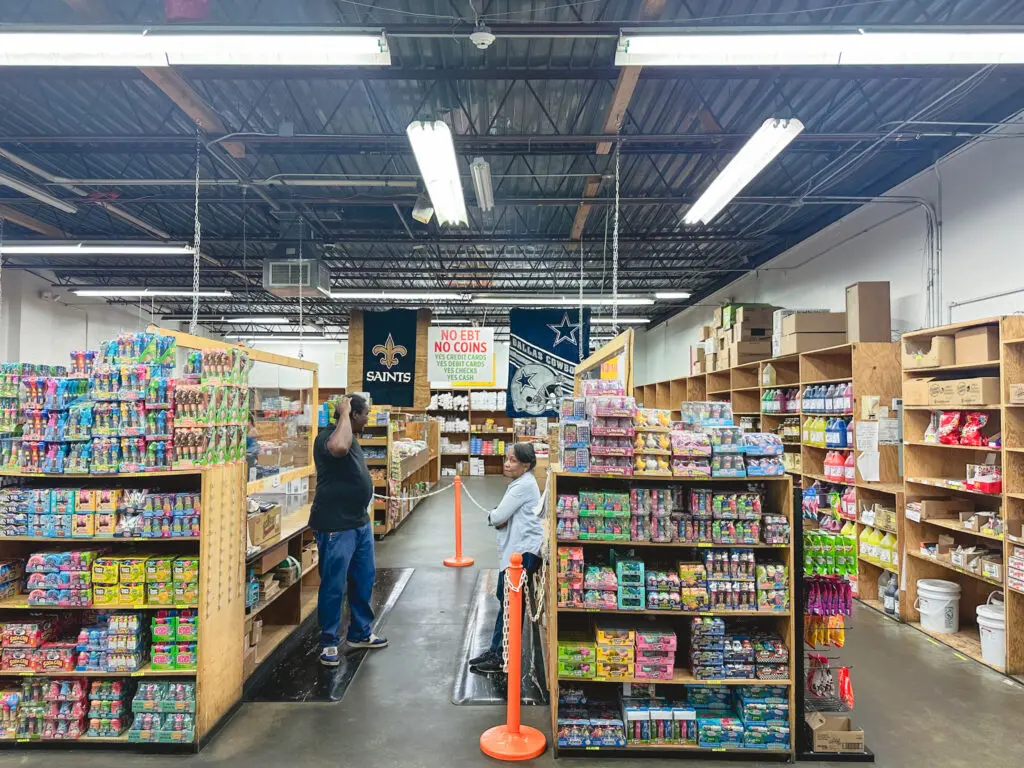 front of Wayne's Candy Co.