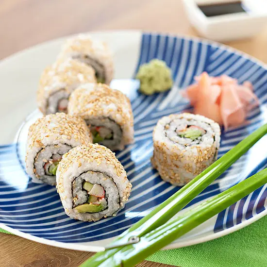 cook with your kids and make sushi