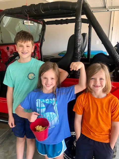 workouts with your kids bucket idea