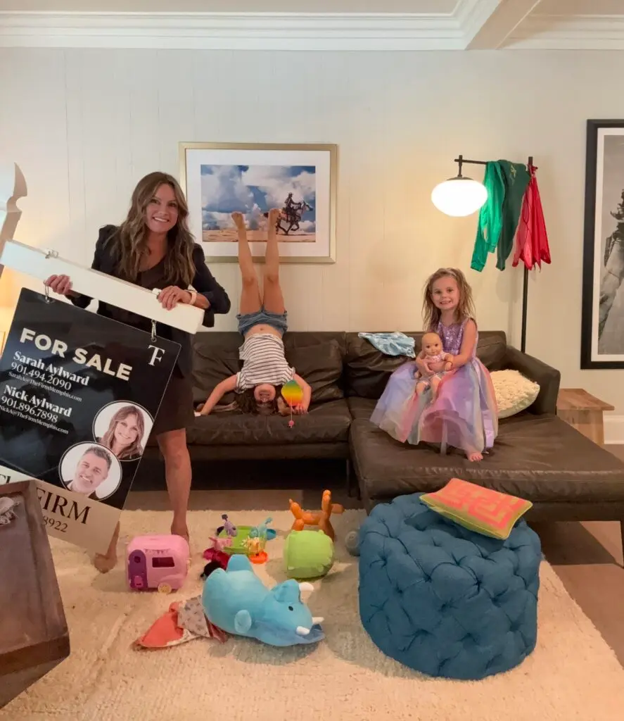 selling your house with kids at home