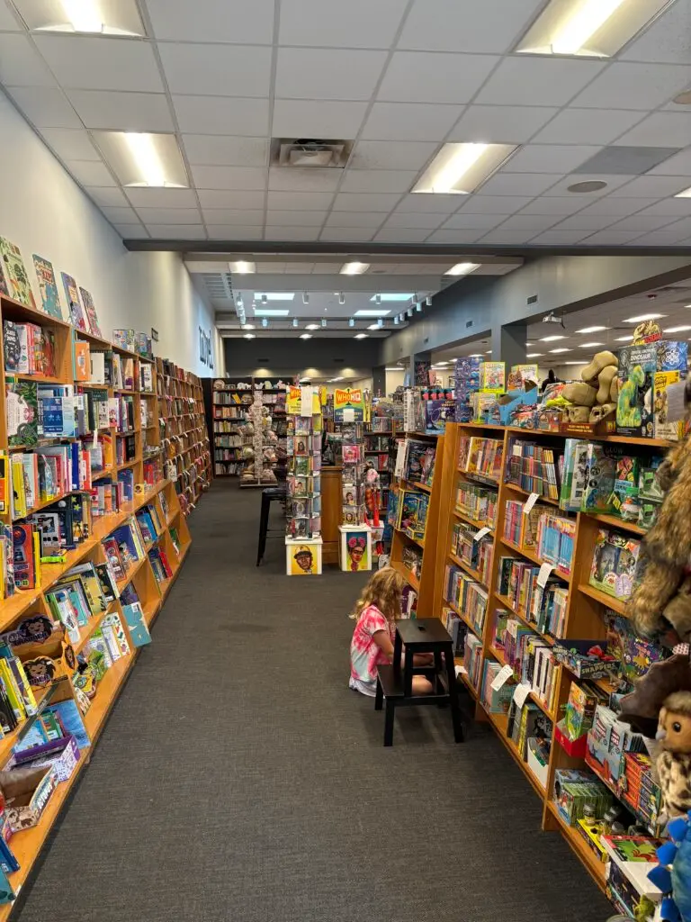 the kid section at Novel bookstore