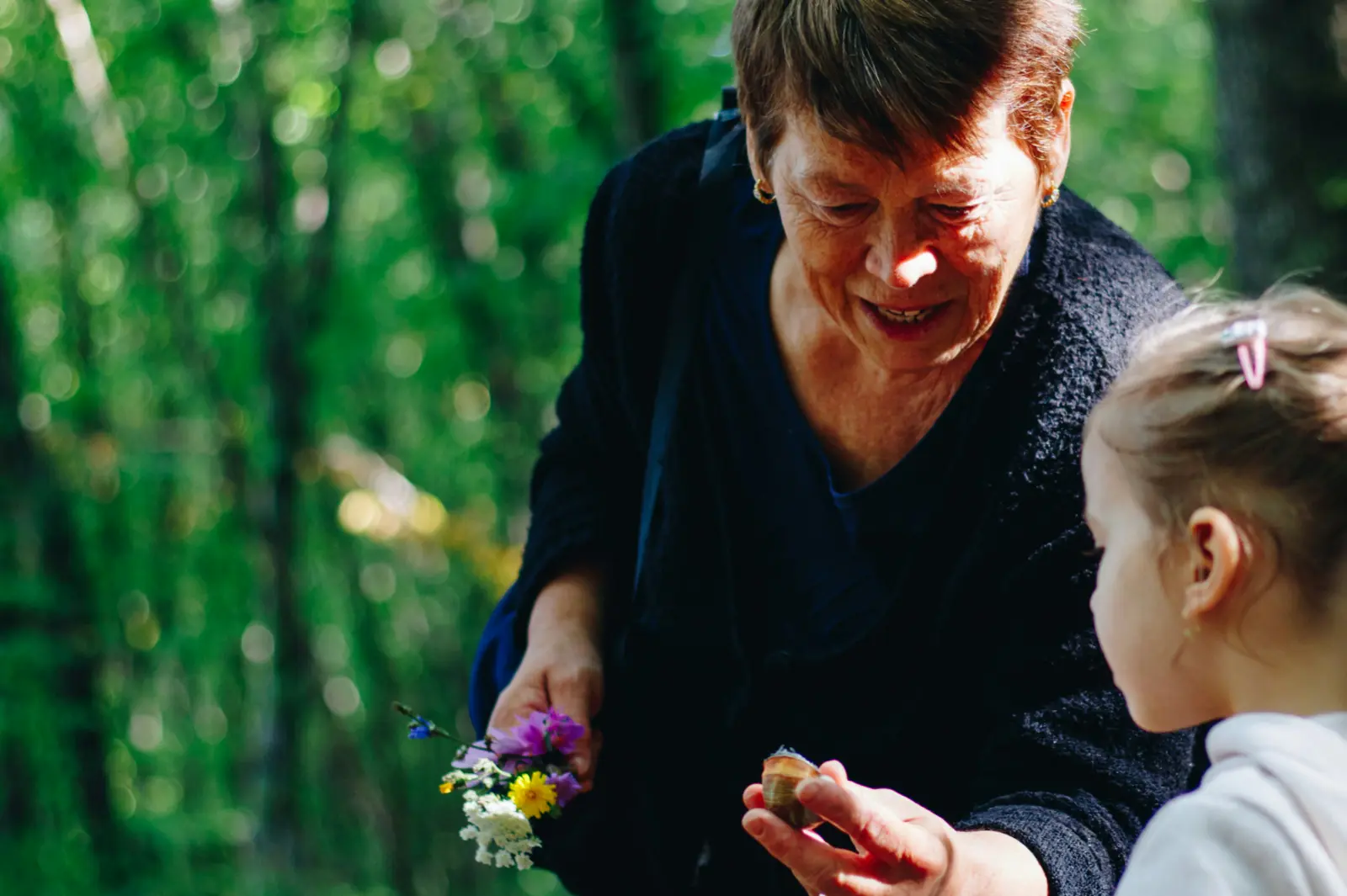 grandma with her grandkid