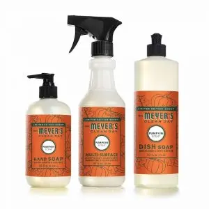 pumpkin spice cleaning prodcuts