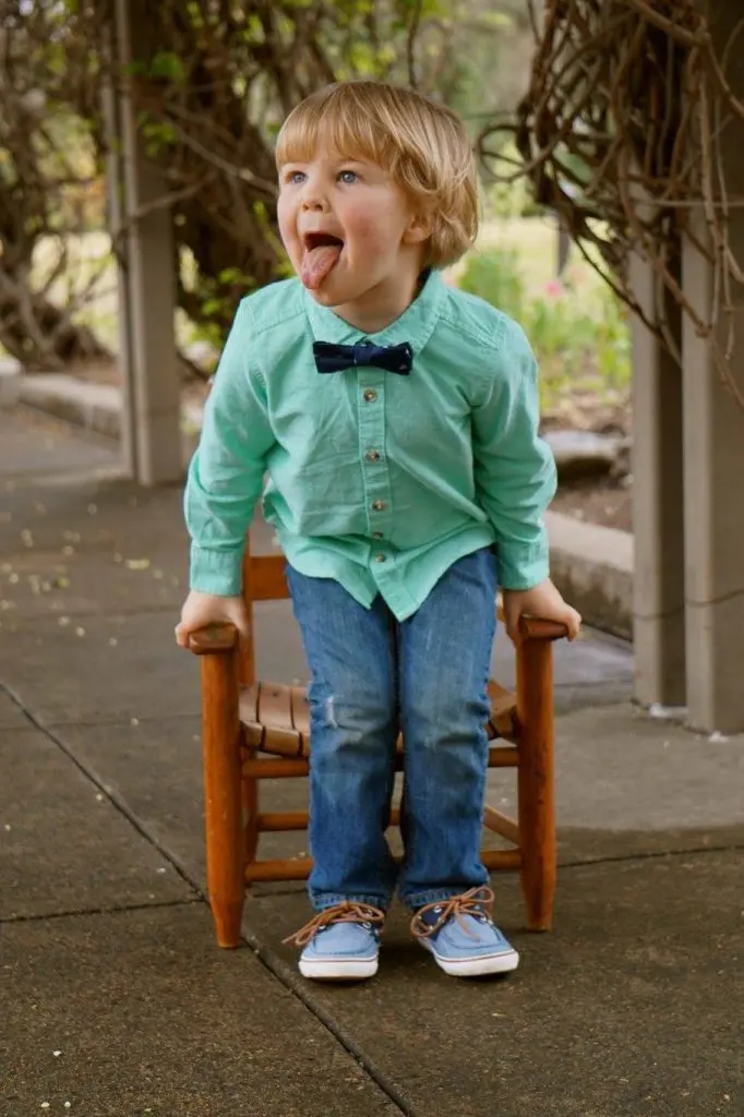 my son with ADHD, age 4