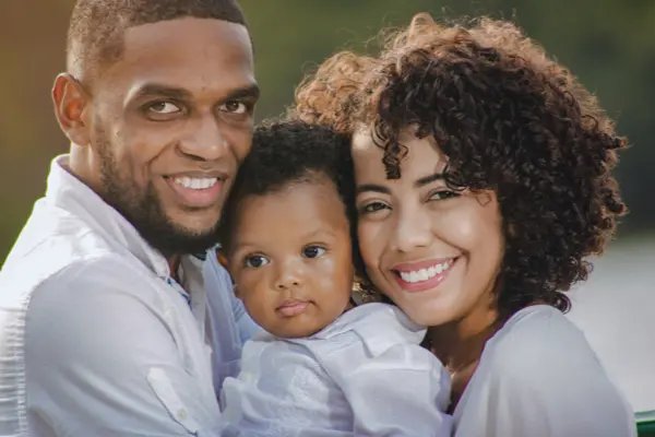 parents with baby