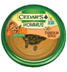pumpkin spice hummus