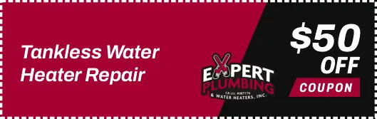 Tankless water heater plumbing services from Expert Plumbing Santa Cruz CA
