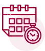 Expert Plumbing calendar icon representing scheduled plumbing appointments and service booking in Santa Cruz CA