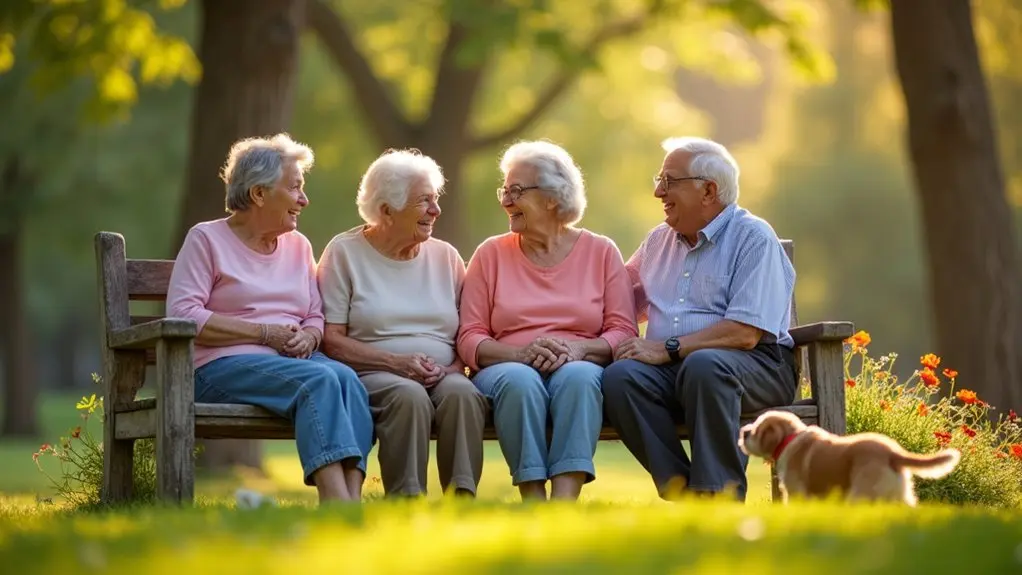 friendship enhances senior well being