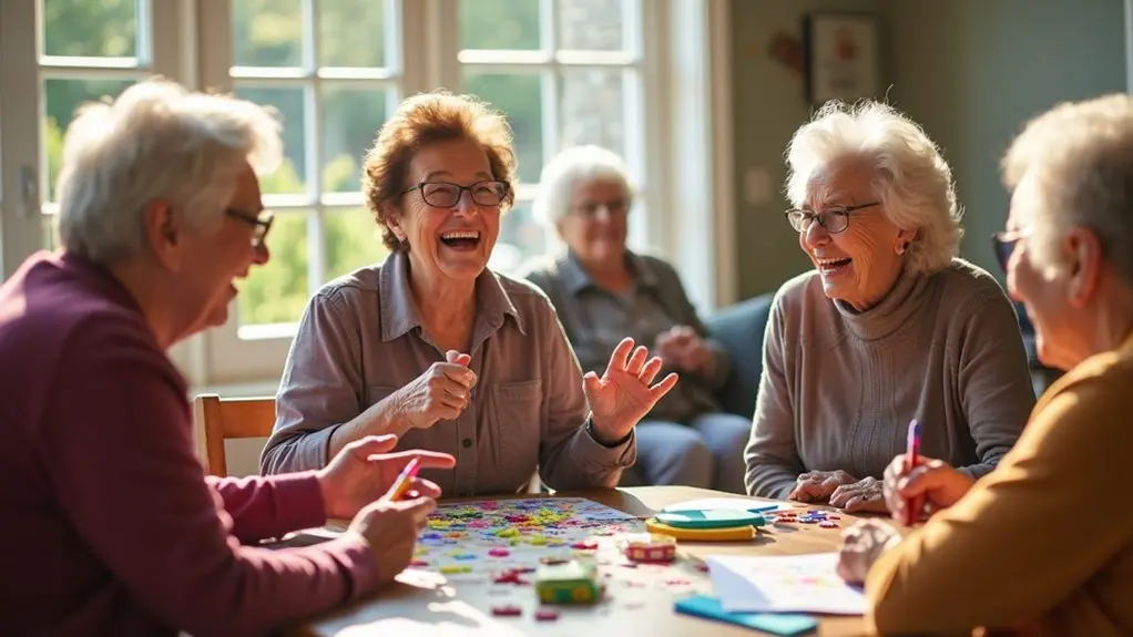 seniors creating social connections
