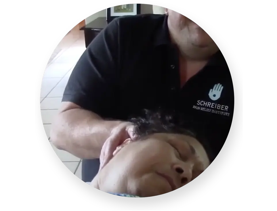 john performing neck pain therapy