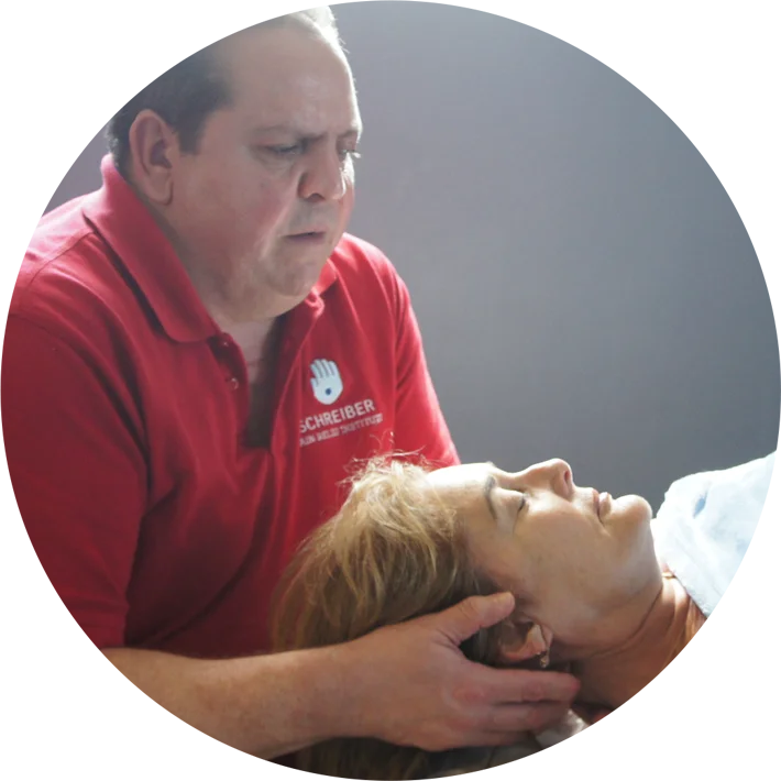 john schreiber with a patient