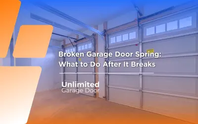 Broken Garage Door Spring: What to Do After It Breaks