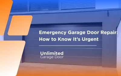Emergency Garage Door Repair: How to Know It’s Urgent