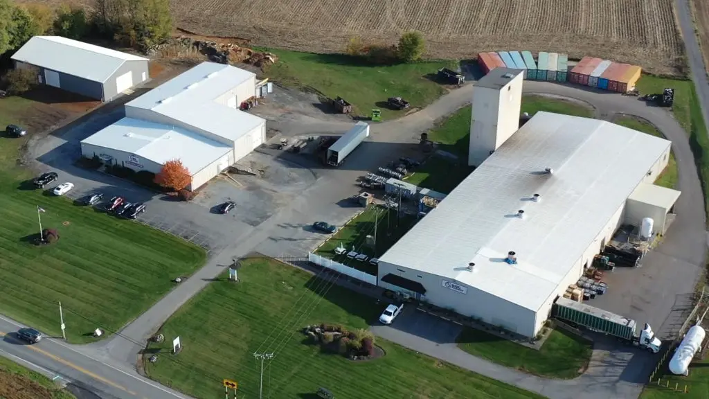aerial building
